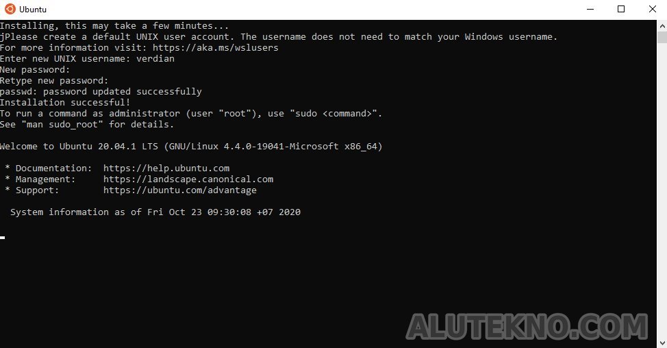 install ubuntu - 2 Cara Install Termux di PC Tanpa Emulator (Termux for PC)