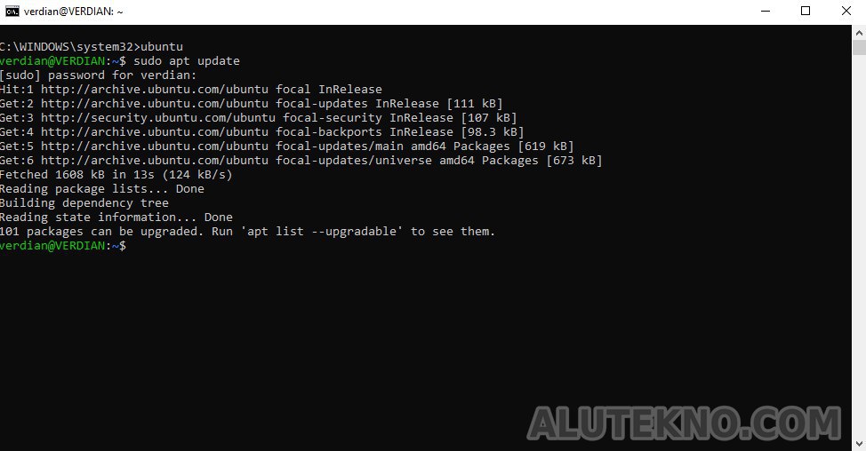 update ubuntu - 2 Cara Install Termux di PC Tanpa Emulator (Termux for PC)