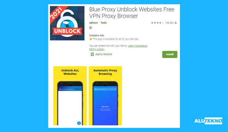 Blue Proxy - 10 Browser Anti Blokir Terbaik Android [year]