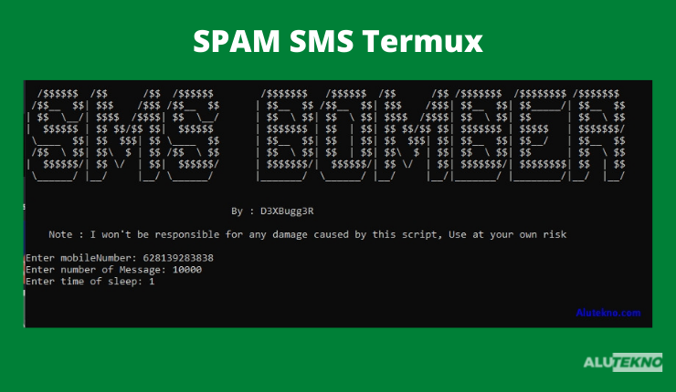 spam sms menggunakan termux