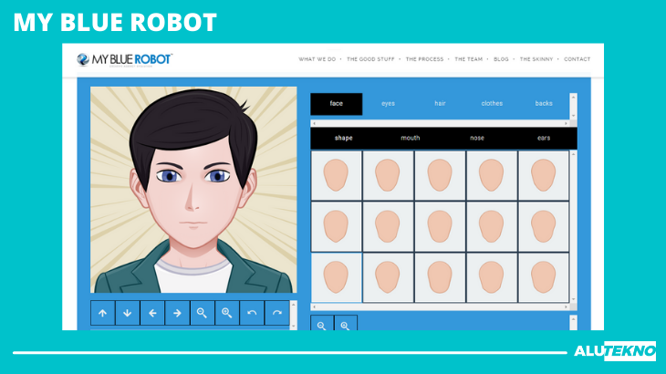 aplikasi avatar my blue robot